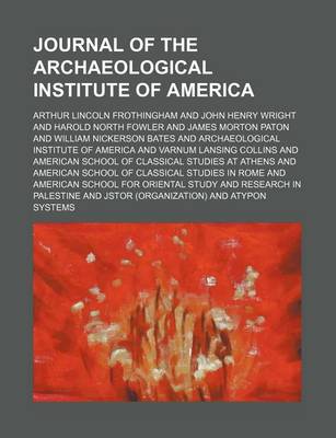 Book cover for Journal of the Archaeological Institute of America