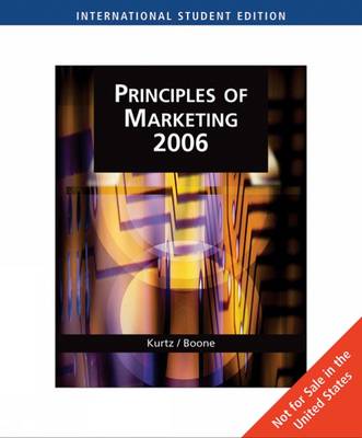 Book cover for Principles of Marketing 2006