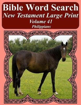 Cover of Bible Word Search New Testament Large Print Volume 41