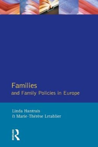 Cover of Families and Family Policies in Europe