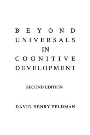 Cover of Beyond Universals in Cognitive Development