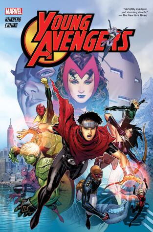 Book cover for Young Avengers By Heinberg & Cheung Omnibus