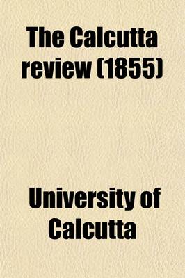 Book cover for The Calcutta Review (Volume 24)