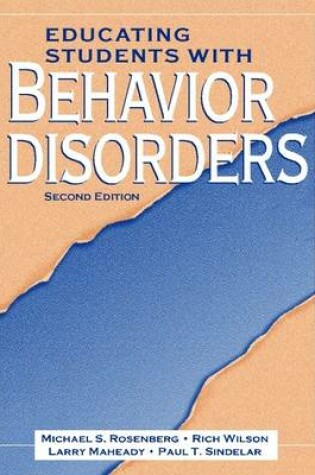Cover of Educating Students with Behavior Disorders