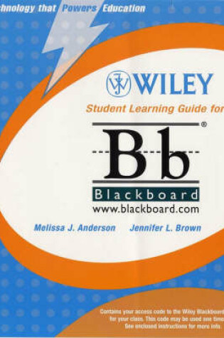 Cover of Student Guide for Blackboard