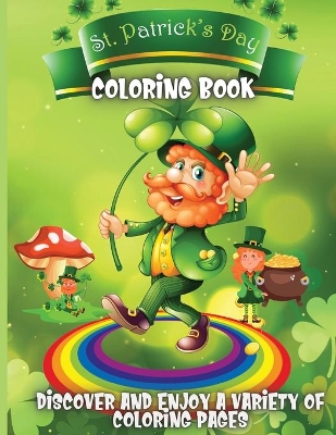 Book cover for St. Patrick's Day Coloring Book