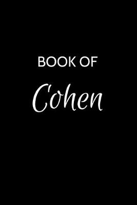 Book cover for Cohen Journal