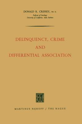 Book cover for Delinquency, Crime and Differential Association