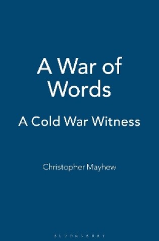 Cover of A War of Words