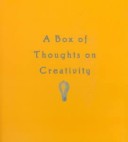 Cover of Box of Thoughts on Creativity