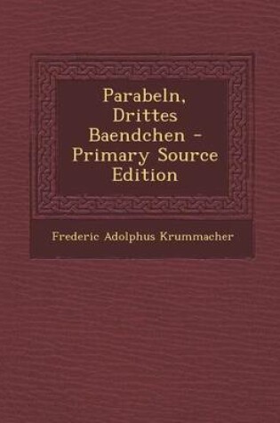 Cover of Parabeln, Drittes Baendchen