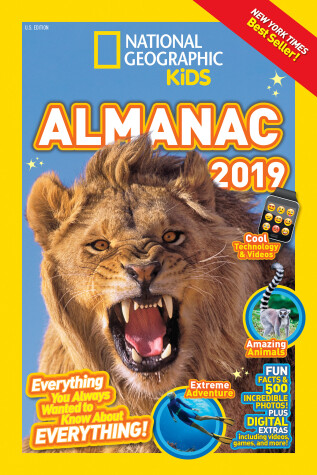 Book cover for National Geographic Kids Almanac 2019