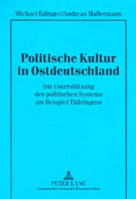 Cover of Politische Kultur in Ostdeutschland