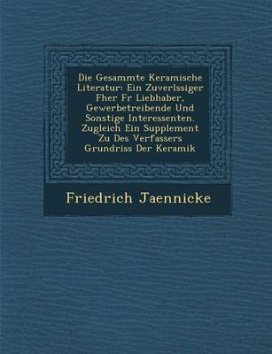 Book cover for Die Gesammte Keramische Literatur