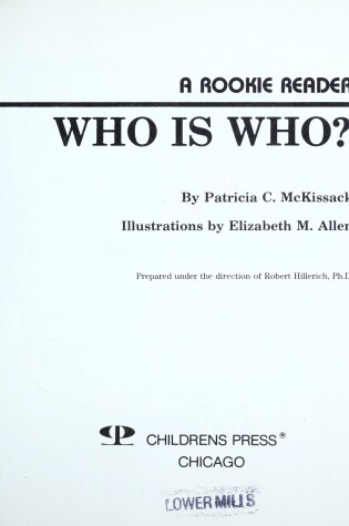 Cover of Who is Who?