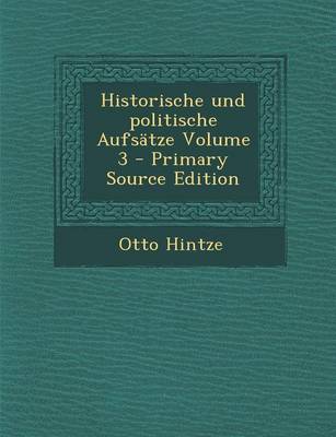 Book cover for Historische Und Politische Aufsatze Volume 3