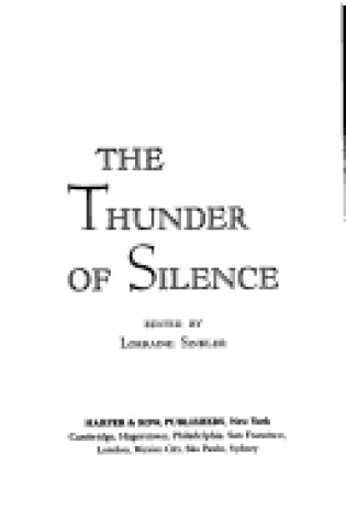 Cover of Thunder of Silence