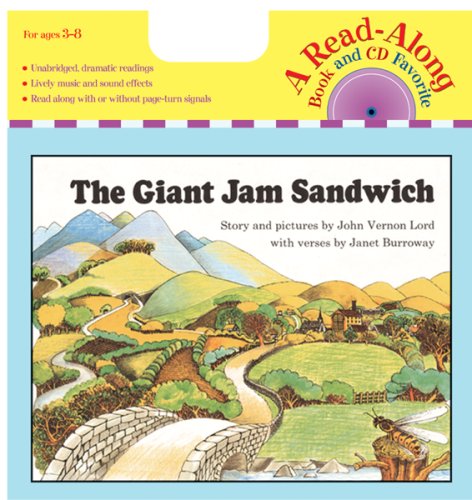 Book cover for The Giant Jam Sandwich Book & CD