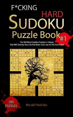 Book cover for F*cking Hard Sudoku Puzzle Book #1