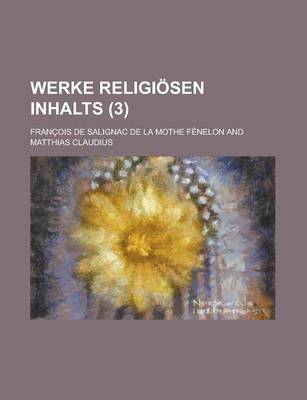 Book cover for Werke Religiosen Inhalts (3)