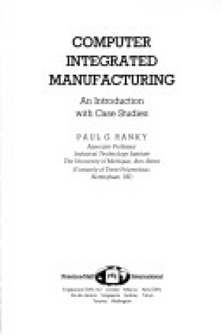 Cover of Computer Integrated Manufacturing