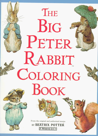 Book cover for The Big Peter Rabbit Coloring Book