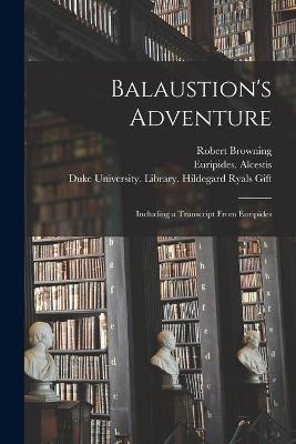 Book cover for Balaustion's Adventure