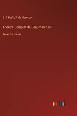 Cover of Théatre Complet de Beaumarchais