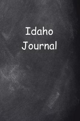 Book cover for Idaho Journal Chalkboard Design
