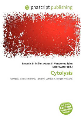 Cover of Cytolysis