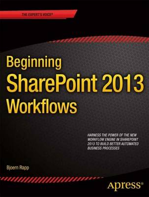 Book cover for Beginning Sharepoint 2013 Workflows