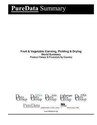 Cover of Fruit & Vegetable Canning, Pickling & Drying World Summary
