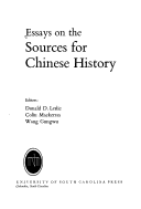 Book cover for Essays on the Source Chin Hist