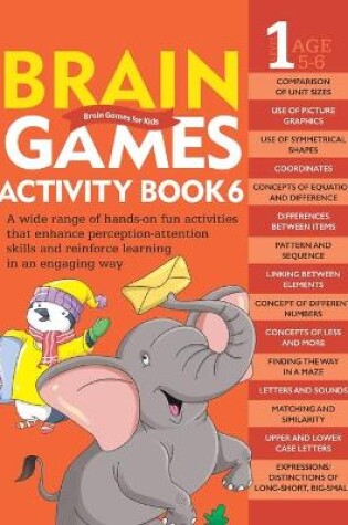 Cover of Brain Games Activity Book 6(Level-1)