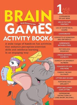 Book cover for Brain Games Activity Book 6(Level-1)