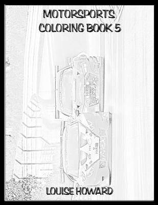 Book cover for Motorsports Coloring Book 5