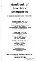 Book cover for Handbook of Psychiatric Emergencies