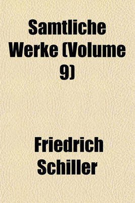 Book cover for Samtliche Werke (Volume 9)