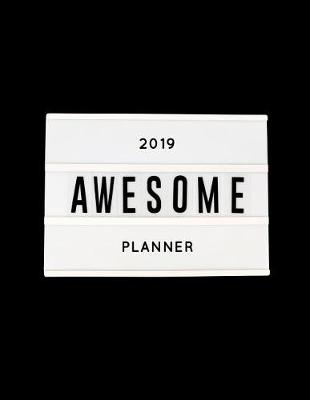 Book cover for 2019 Awesome Planner