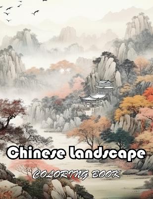 Book cover for Chinese Landscape Coloring Book