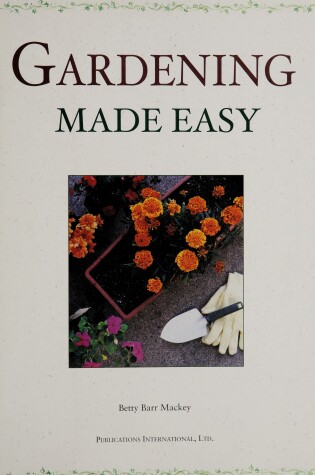 Cover of Gardening Made Easy