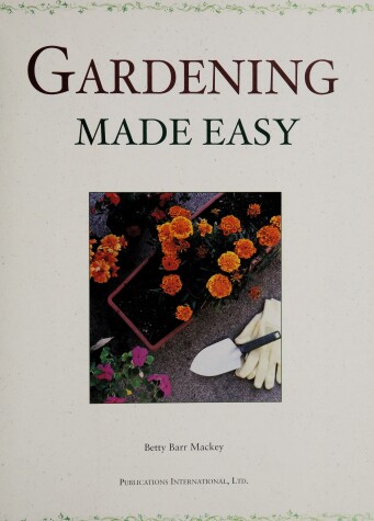 Book cover for Gardening Made Easy