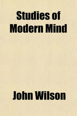 Cover of Studies of Modern Mind