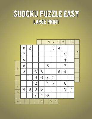 Book cover for Sudoku Puzzle Easy Large Print