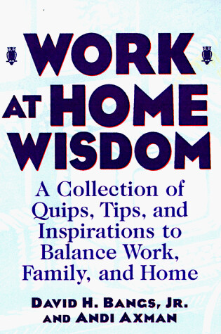 Cover of Work at Home Wisdom