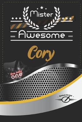 Book cover for Mister Awesome Cory Journal