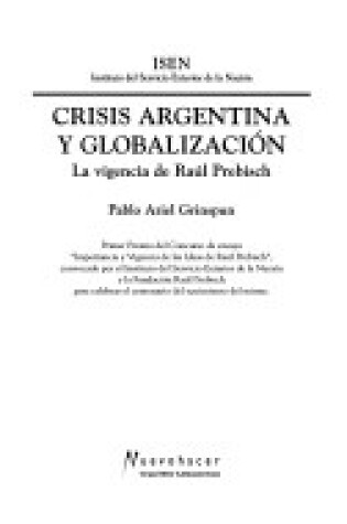 Cover of Crisis Argentina y Globalizacion