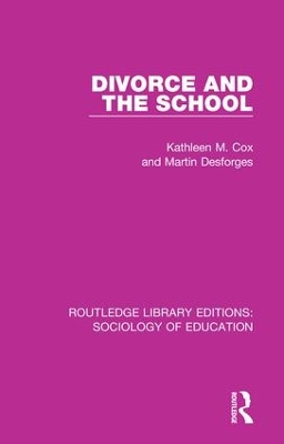 Book cover for Divorce and the School