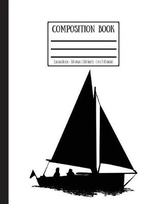 Book cover for Sailing Yacht Silhouette Composition Book