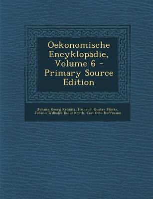 Book cover for Oekonomische Encyklopadie, Volume 6